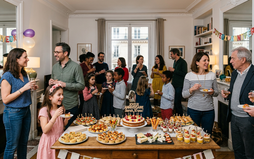 buffet d'anniversaire